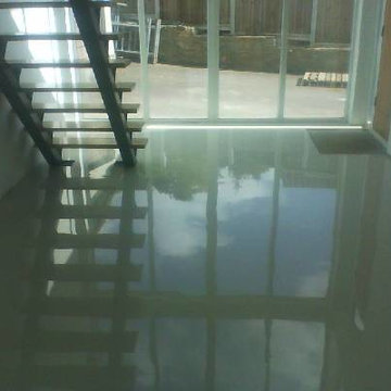Poured Resin Flooring compatible with underfloor heating systems Newcastle