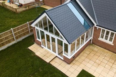This is an example of a modern conservatory in Gloucestershire.