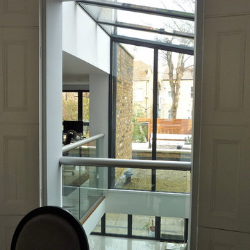 terraced house in Putney- double volume