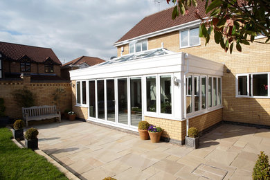 Inspiration for a contemporary conservatory in Sussex.