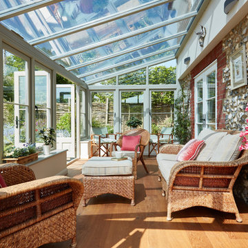 Timber conservatory in Surrey