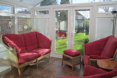 Design ideas for a medium sized classic conservatory in Wiltshire.