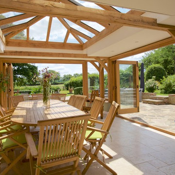 Traditional orangery - open living