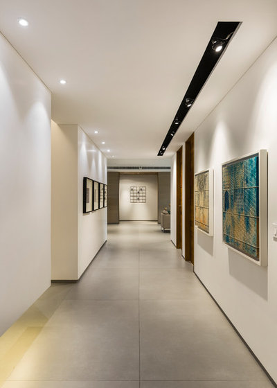 Contemporary Corridor by Studio Wood