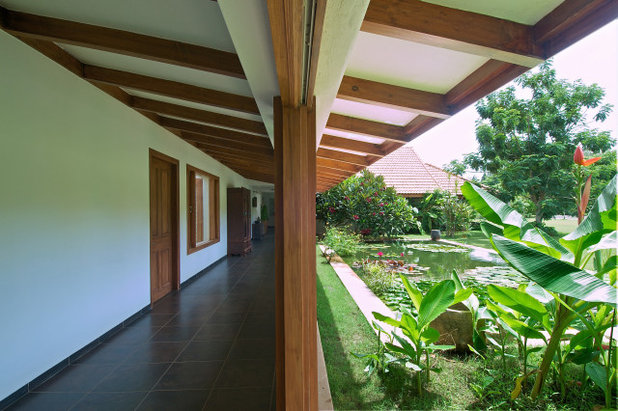 Tropical Corridor by Hiren Patel Architects