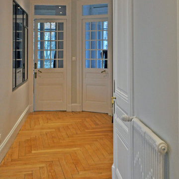 Aménagement intérieur et redistribution des espaces d'un appartement à Lyon