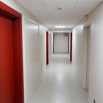 Rénovation de couloirs d'un immeuble à Nice