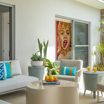 Modern Alfresco Seating Area