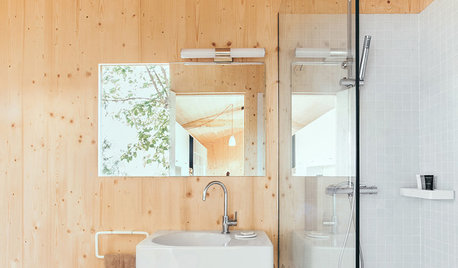 Más vale una imagen...: 7 baños pequeños de estilo nórdico