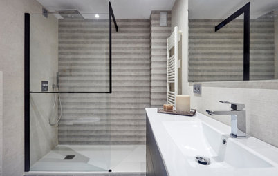Un baño moderno y atemporal por 9.000 € para un piso en Madrid