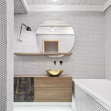 El minimalismo en un baño de diseño