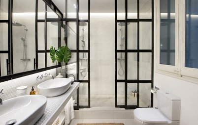 Más vale una imagen…: 14 bonitos baños alicatados en blanco