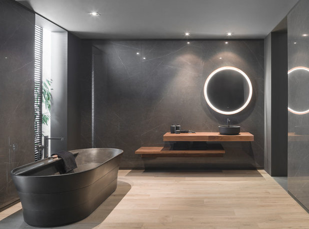 Minimalistisch Badezimmer Moderno Cuarto De Baño
