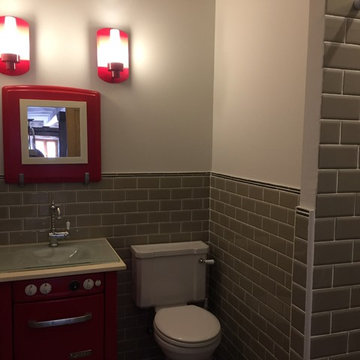 NOS ENCANTA LA COCINA REUTILIZADA COMO LAVABO