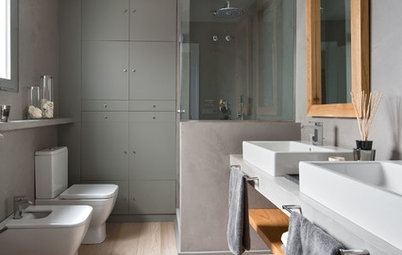 ¿Qué tipo de suelo es el más apropiado en un baño moderno?