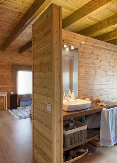 Rústico Cuarto de baño by Arquitectura Sana