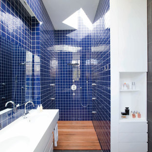 Fotos de baños | Diseños de baños con baldosas y/o azulejos azules
