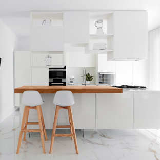 Ispirazione per una cucina minimalista