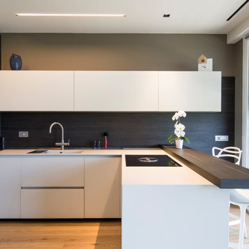 Cucina con penisola