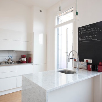 cucina con vernice lavagna