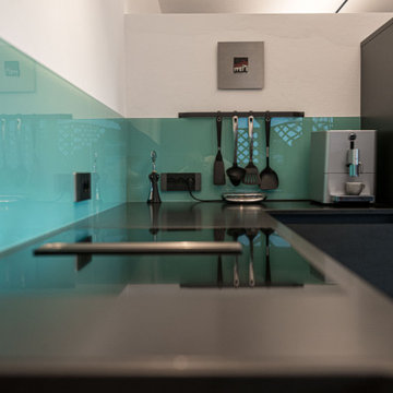 Cucina privata elegante e raffinata in cemento - Private Küche in Beton