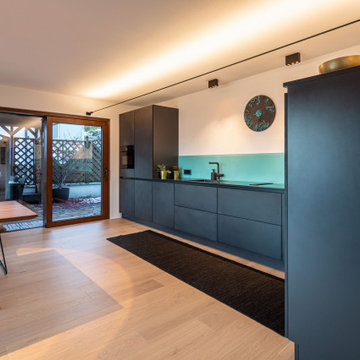 Cucina privata elegante e raffinata in cemento - Private Küche in Beton