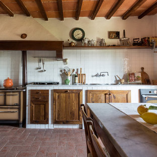 Esempio di una cucina country