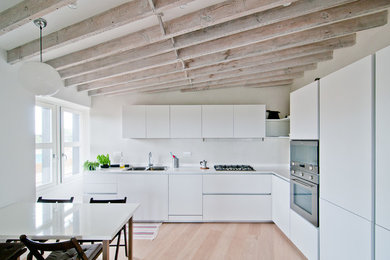 Inspiration for an industrial kitchen remodel in London