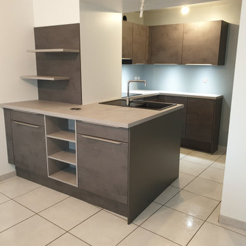 3.3 m² aménagement d'une petite cuisine ouverte sur salon
