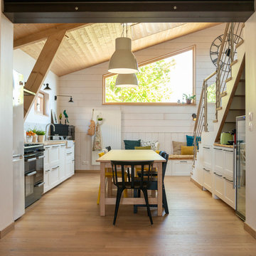 Aménagement d'une extension en bois