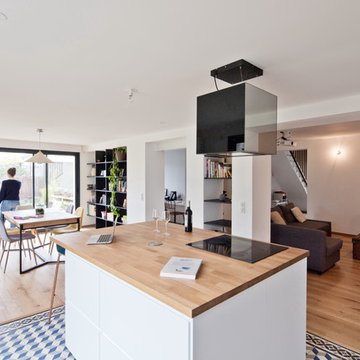 Aménagement du rez-de jardin d'une maison nantaise