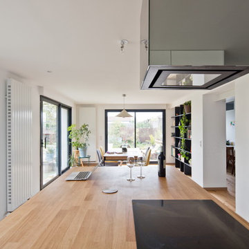 Aménagement du rez-de jardin d'une maison nantaise