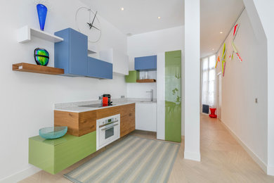 Appartement design aux couleurs estivales - Paris 4e - AD 034