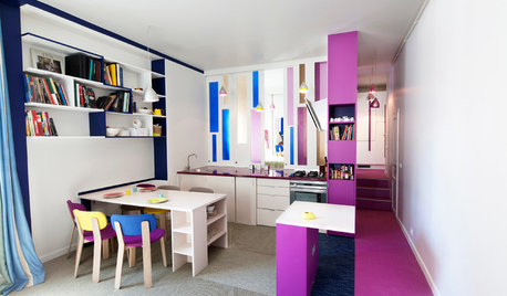 Visite Privée : Des couleurs vives dans un appartement modulaire