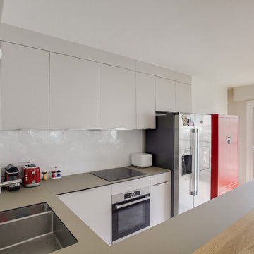 Complète rénovation d'un appartement de 109 m2 à Paris 16