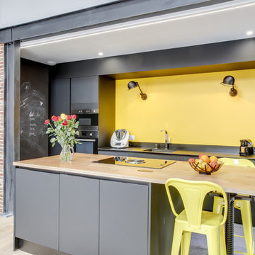 Construction d'une maison contemporaine
