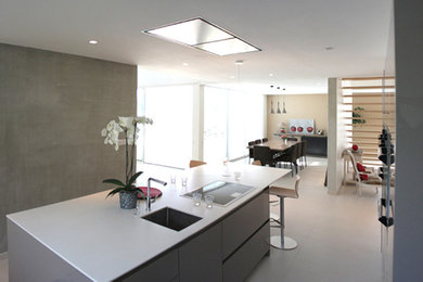 Inspiration for a contemporary kitchen in Strasbourg.