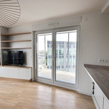 Création d'une cuisine dans un appartement neuf à Nogent-sur-Marne