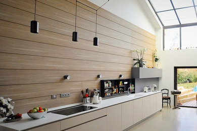 Idée de décoration pour une cuisine design.