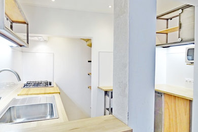 Moderne Küche in Grenoble
