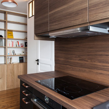 Cuisine ouverte dans un tout petit espace