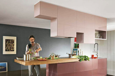Inspiration for a contemporary kitchen in Montpellier.