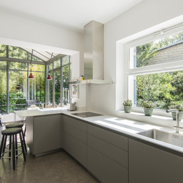 Extension veranda sur jardin