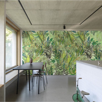 Paneau Mural Décoratif - Papier Peint - Forêt Equaloriale