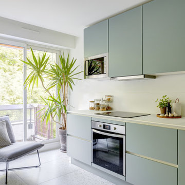 Pastel tone in the fully renovated flat
