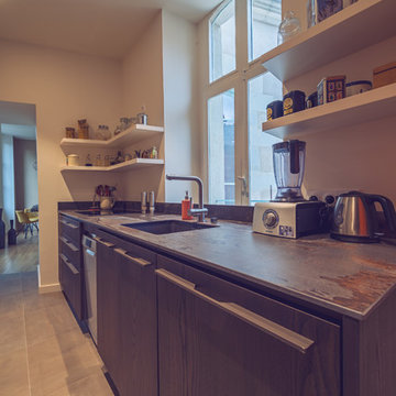 Projet AL / Aménagement d'un cuisine dans un appartement ancien