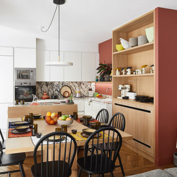Rénovation d'un appartement familial de 115m2- Paris 8