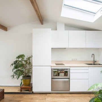 Rénovation d'un studio sous les toits de Paris avec l'agence Inée