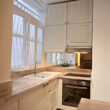 Rénovation d'une cuisine et séjour dans un duplex à Paris