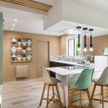 Rénovation d'une maison de ville au style scandinave